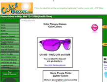 Tablet Screenshot of colorglasses.com